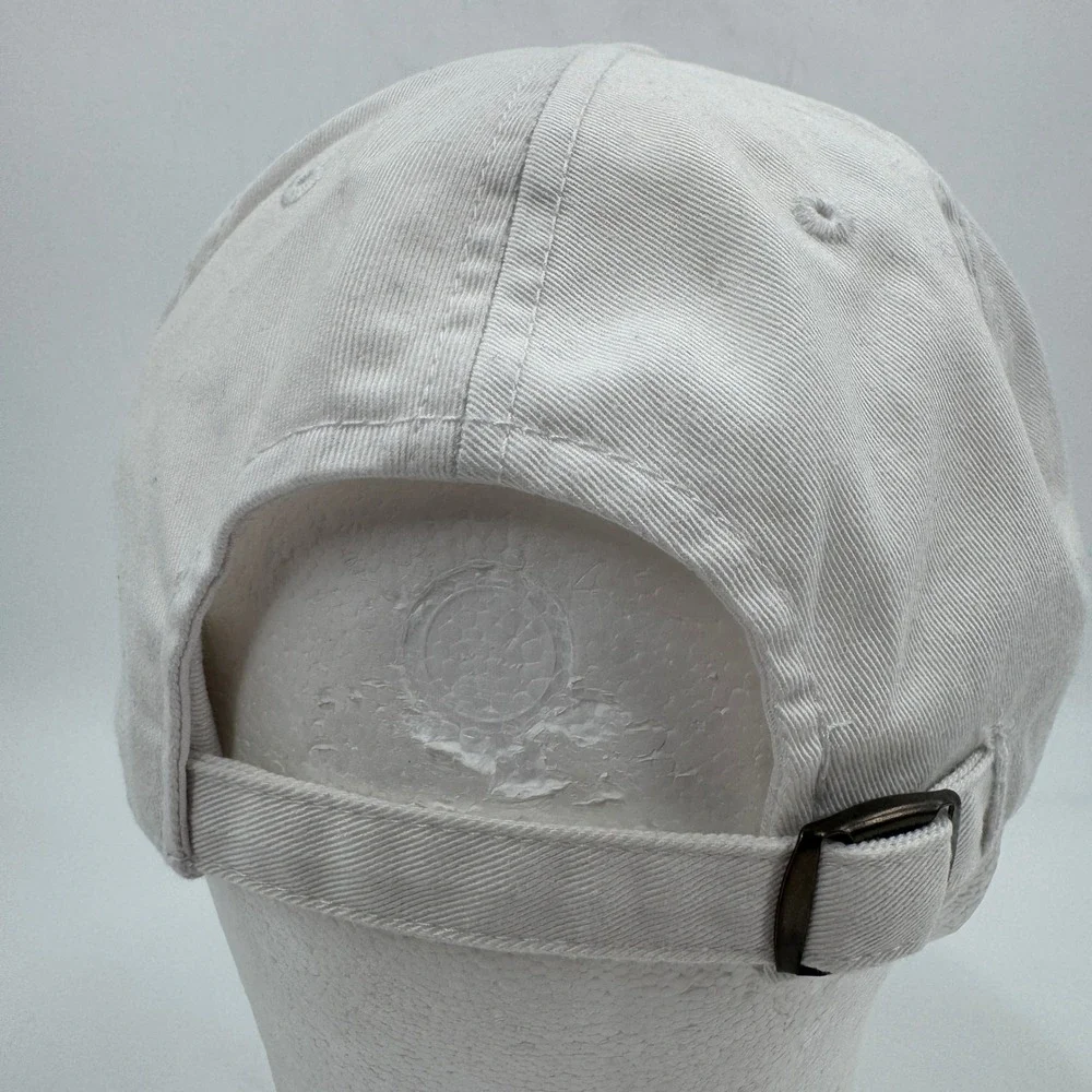 American Needle Masters Golf Hat Unisex Adjustable White‎ Embroidered Logo Cap